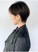 耳掛けショート2_マロンベージュAラインボブ_ba330472