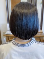 ヘアーサロン ラフリジー(Loufreasy)&nbsp;【ヘアードネーション】黒髪レイヤーボブ