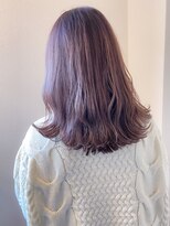 メルト 吉祥寺(melt)&nbsp;【宮本大輔】ハイライト ピンクベージュ ミディアムレイヤー