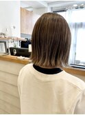 切りっぱなしボブ