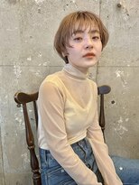 アンリ(Henri)&nbsp;【かしむらゆうか】血色UP柔らかベージュ/ショートボブ