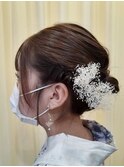 ヘアセット　ヘアアレンジ　アップヘア