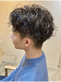 無造作刈り上げツイストスパイラルパーマ【佐藤和弥】
