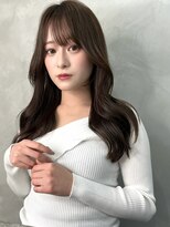 ロンドプロフィール 浦和(Lond profil)&nbsp;韓国顔まわりシースルー前髪チョコレートカラー【浦和】