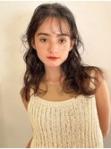 【Un ami】ラフウェーブのロングパーマ　大楽