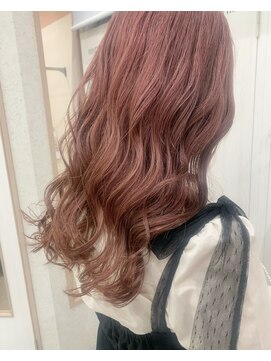エイム ヘアメイク 横川店(eim HAIR MAKE) pink color