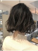 きりっぱなし×ナチュラルパーマ