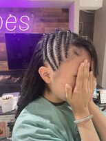 バイブス バイ ケンジ(vibes by KENJE)&nbsp;コーンロウ　体育祭　文化祭　ヘア