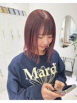 ジーナ  札幌大通(Zina)&nbsp;美髪＊レッドブラウン＊イメチェン＊髪質改善【Zina札幌大通】