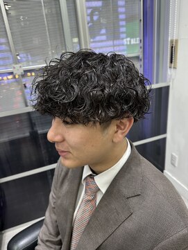 メンズ サロン ドット トウキョウ 町田店(men's salon dot. tokyo) 【小杉澪生】パーマが慣れてきたら波巻きパーマ