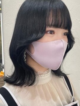 ベル バイ マグ 諏訪店(belle by Mag) 10代20代30代大人かわいい韓国風シースルーバングくびれへア