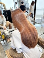 クーラ(Cura)&nbsp;【Cura原宿】湿気対策・美髪アルカリ矯正ロング・艶ブラウン