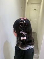 コル(CoL)&nbsp;イベントヘアメ/サイドハート編みたらし