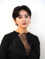 アイスバーグ ウェスト 清澄白河(eyesburg W/est)&nbsp;ハンサムショートメンズライク刈り上げショート黒髪