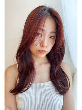 トリッカ シブヤ(TRICCA SHIBUYA) 暖色カラー/レッドカラー/レイヤー/10代/20代/30代/ブリーチなし