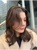 髪質改善*秋色ブラウンミディ*美髪【Zina吉祥寺】