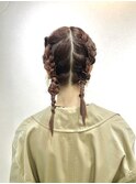 《shii../内城》#ヘアセット #お呼ばれヘア
