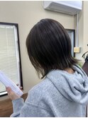 切りっぱなしボブ