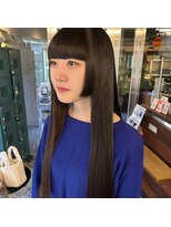 ギフトサニーサイド(gift sunny side)&nbsp;黒髪ロング＊姫カット