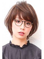 モニカ 西宮北口(Monica)&nbsp;前下がりボブ・  内巻きワンカール・  ボブショート・暗髪