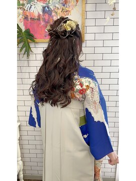 リール(THE RIRE.) ＊THE  RIRE.  袴ヘア×ハーフアップアレンジ＊