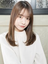 シド 表参道(s.i.d)&nbsp;セミロング/ミディアムストレート/ストレートヘア/シースルー