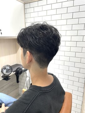 ハツ 橋本(HATSU) くせ毛をパーマ風に☆刈り上げツーブロック