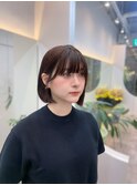 大人ボブくびれボブ大人可愛いタッセルボブレイヤーボブ仙台ボブ
