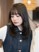 ビュートリアム ギンザ(BEAUTRIUM)&nbsp;ワンカールレイヤー＊透明感オリーブカラー＊顔周りレイヤー