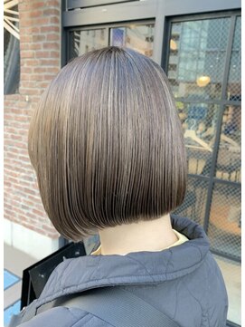 オーガニック アトリエ 大宮(organic+atelier) 30代40代白髪ぼかしハイライト×ナチュラル透明感アッシュカラー