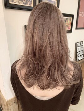 ノーム 横浜(NORM) ケアブリーチ ダブルカラー ミルクティーベージュ