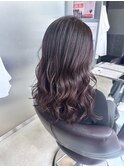 カシスブラウン・セミロング