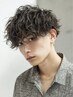 [抜け感×モード]メンズカット+波巻きパーマ［メンズサロン/池袋］