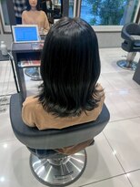 アース 南福島店(HAIR&MAKE EARTH)&nbsp;暗めなオリーブカラー