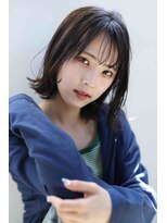 ヘアーパレス フタバ(Hair palace FUTABA)&nbsp;ミディアムボブ/ハッシュカット/ダークブラウン