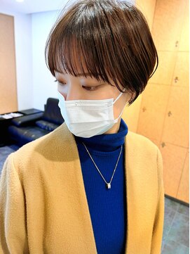  【姫路STEP】大人可愛い絶壁解消ショート＊オーガニックカラー