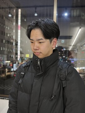 ソソ(soso) メンズショートセンターパート