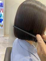 ファースト 長町店(first)&nbsp;【質感で魅せる◎】オージュアケア艶で差がつくシンプルミニボブ