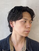 フランクスバーバーリザーブ 人形町店(FRANK’S BARBER RESERVE)&nbsp;センターパート/メンズパーマ/人形町　y