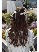 オモチャ 銀座(OMOCHA)&nbsp;リボン編みおろしヘア