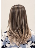 リオリス ヘア サロン(Rioris hair salon) コントラストハイライト/ミルクティーベージュ