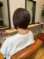 ランプヘアーデザイン(LAMP HAIR DESIGN)&nbsp;【LAMP HAIR DESIGN 堀田】大人ショート/前下がり/グレイカラー