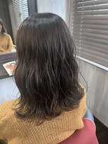 ヘアサロンエム 川越(HAIR SALON M)&nbsp;デザインカラー/厚めバング/ローライト/スリークボブ