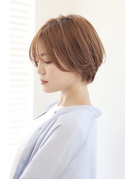 ミチオ ノザワ ヘアサロン ギンザ(Michio Nozawa HAIR SALON Ginza) 小顔大人ショート × 艶髪ブラウン 絶壁解消【瀧上丈司】
