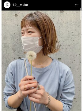 ムク(MUKU) タンポポが似合うボブ