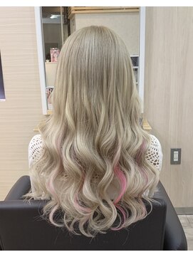 アーチフォーヘアー(a rch for hair) 【プルエクステ ダイヤ120本】☆【ピンクハイライト】