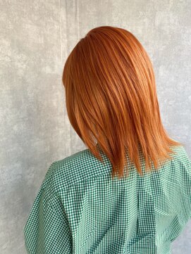 ラウブロッサム 大宮西口店(Lau Blossom) 【LauBlossom入江】アプリコット×外ハネレイヤー