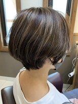 ワンダービューティーサノ(Wonder Beauty SANO)&nbsp;ハイライトショート×池田早希