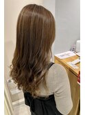 白髪ぼかし　ハイライト　