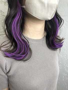 プライズ アイリス 池袋東口店(prize Iris) インナー/エクステ/パープル/20代/¥341